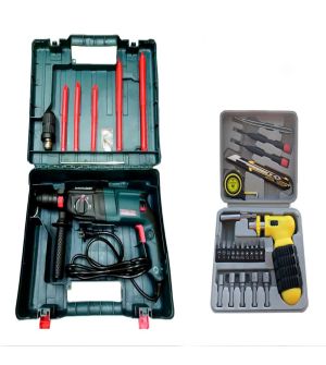 Перфоратор Shtenli 1120P (1120 Вт) со съемной головой + набор инструментов