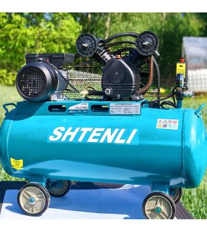 Компрессор Shtenli 110-2 BELT PRO (110 л, 2,5 кВт)